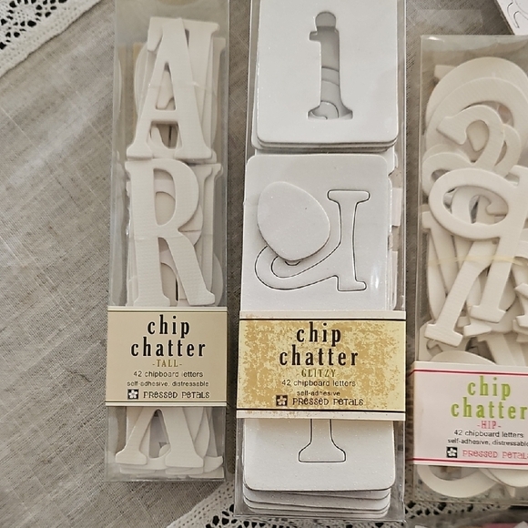Assorted Alphabet Craft Chipboard Letters And Shapes For Scrapbooking Arts Craft - Picture 2 of 10